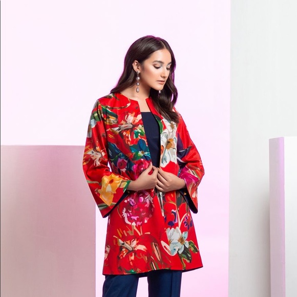 Lulusar Jackets & Blazers - Lulusar Pakistani Designer Kimono Medium Jacket